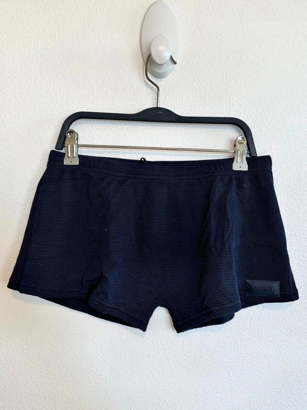 Sauvage Men's Black Swim Trunks Medium